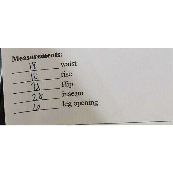 Aeropostale Womens Skinny Chino Pants SZ14 Short Petite Black Slim Leg Mid Rise - Picture 8 of 8